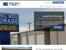 Tablet Screenshot of jewelboxstorage.com